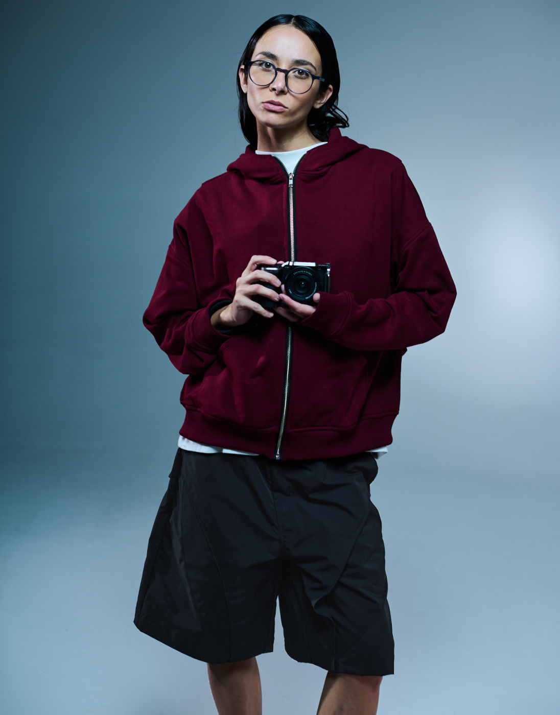 Bermuda Folium Kace Wear x H. Anzai Cinza