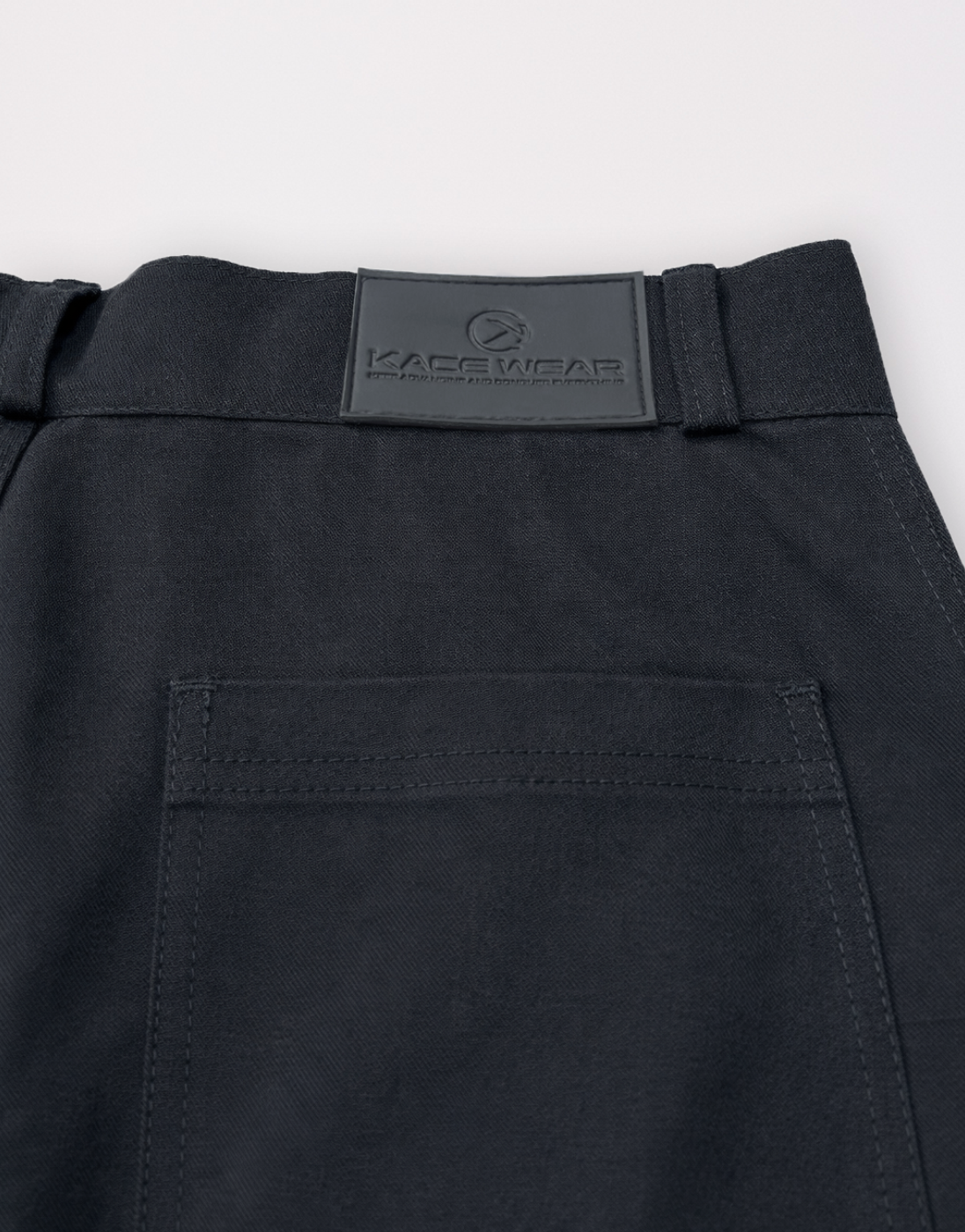 Calça de Sarja Cargo Preta