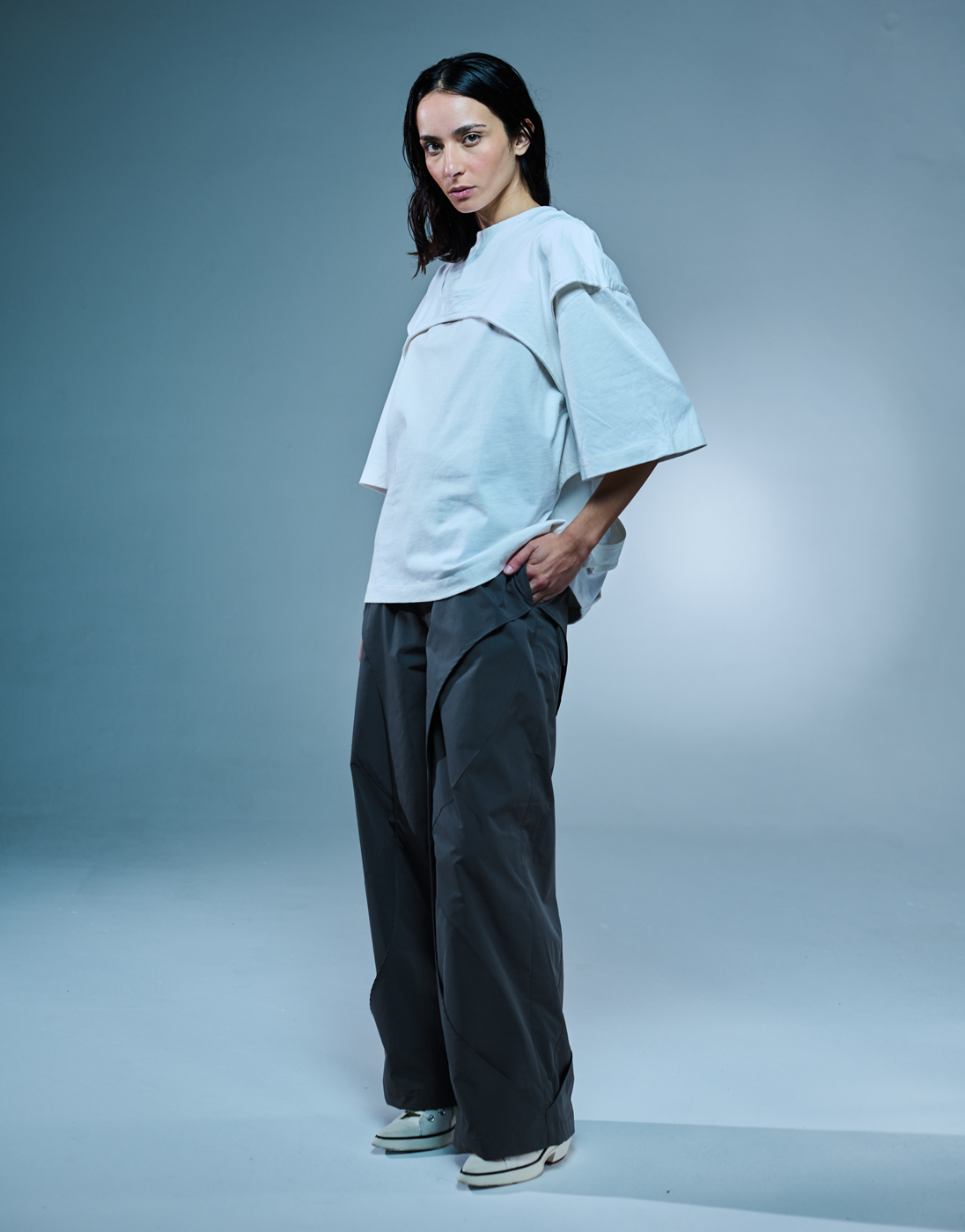 Calça Folium Kace Wear x H. Anzai Cinza
