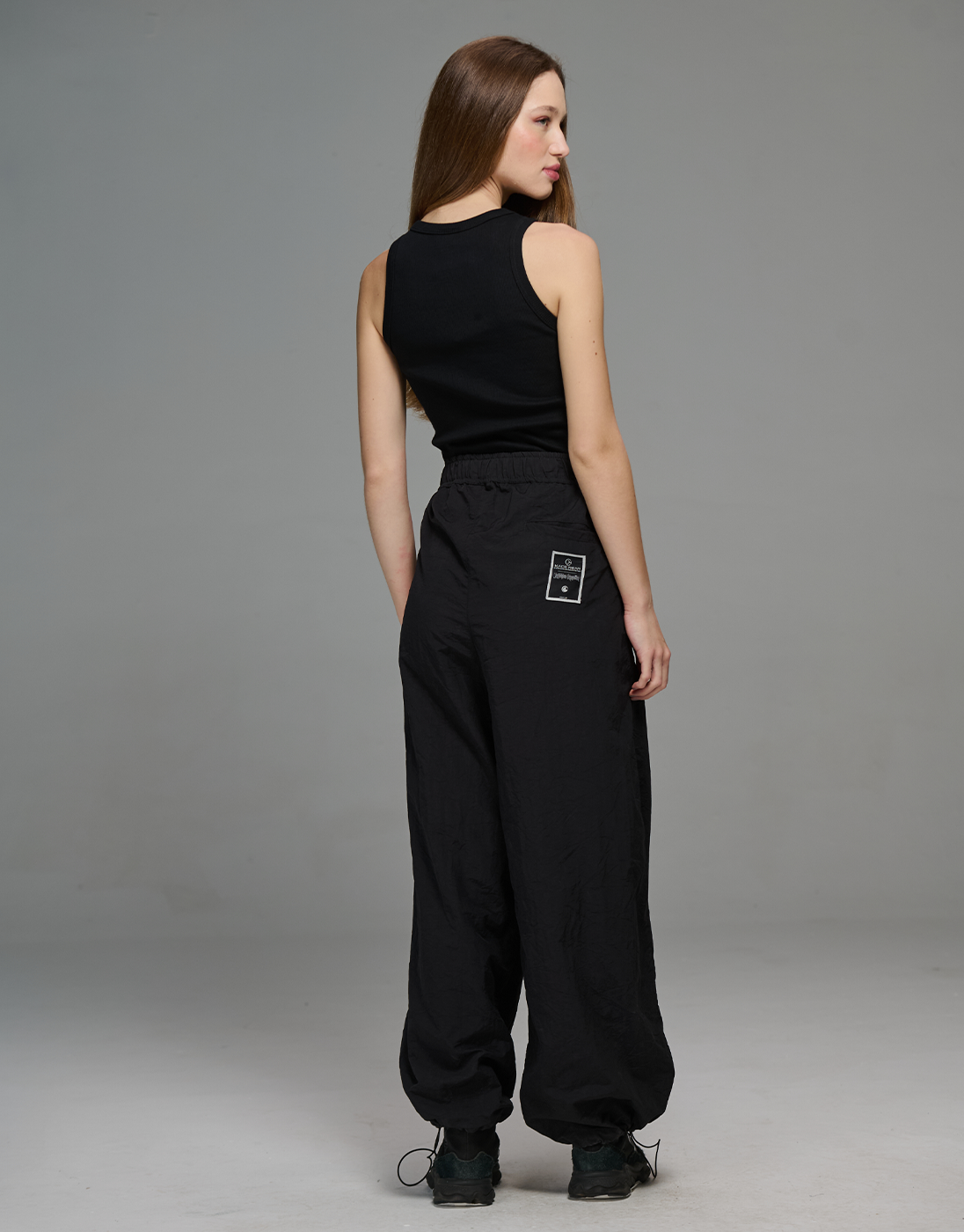 Calça Parachute Combat JJK x Kace Wear Preta