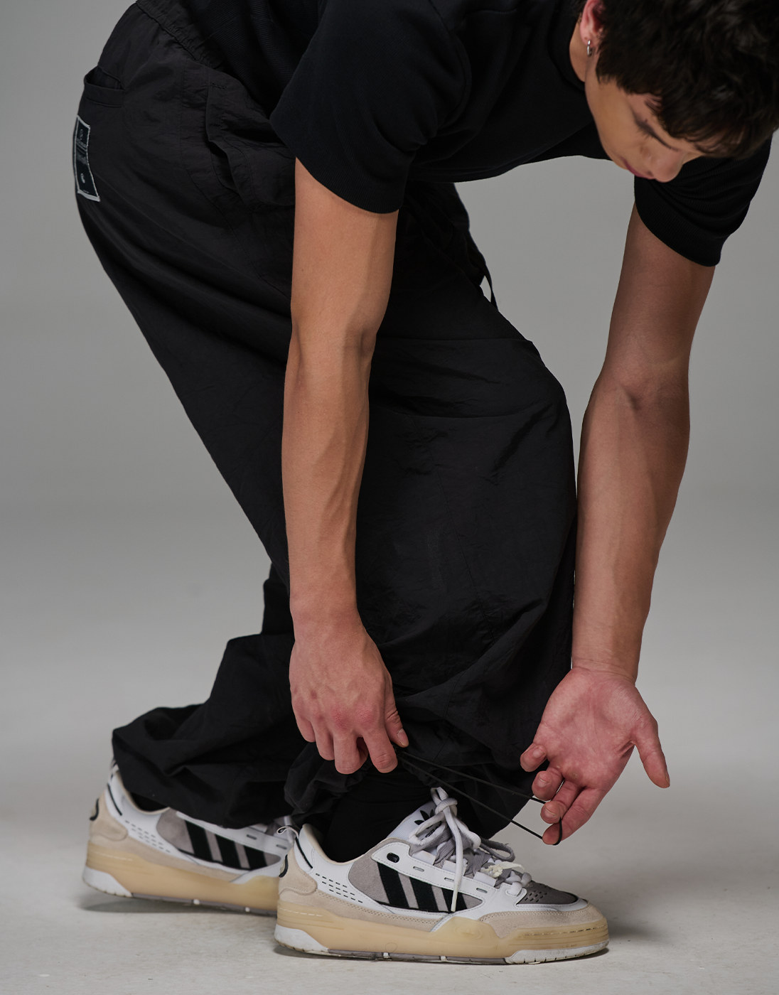 Calça Parachute Combat JJK x Kace Wear Preta