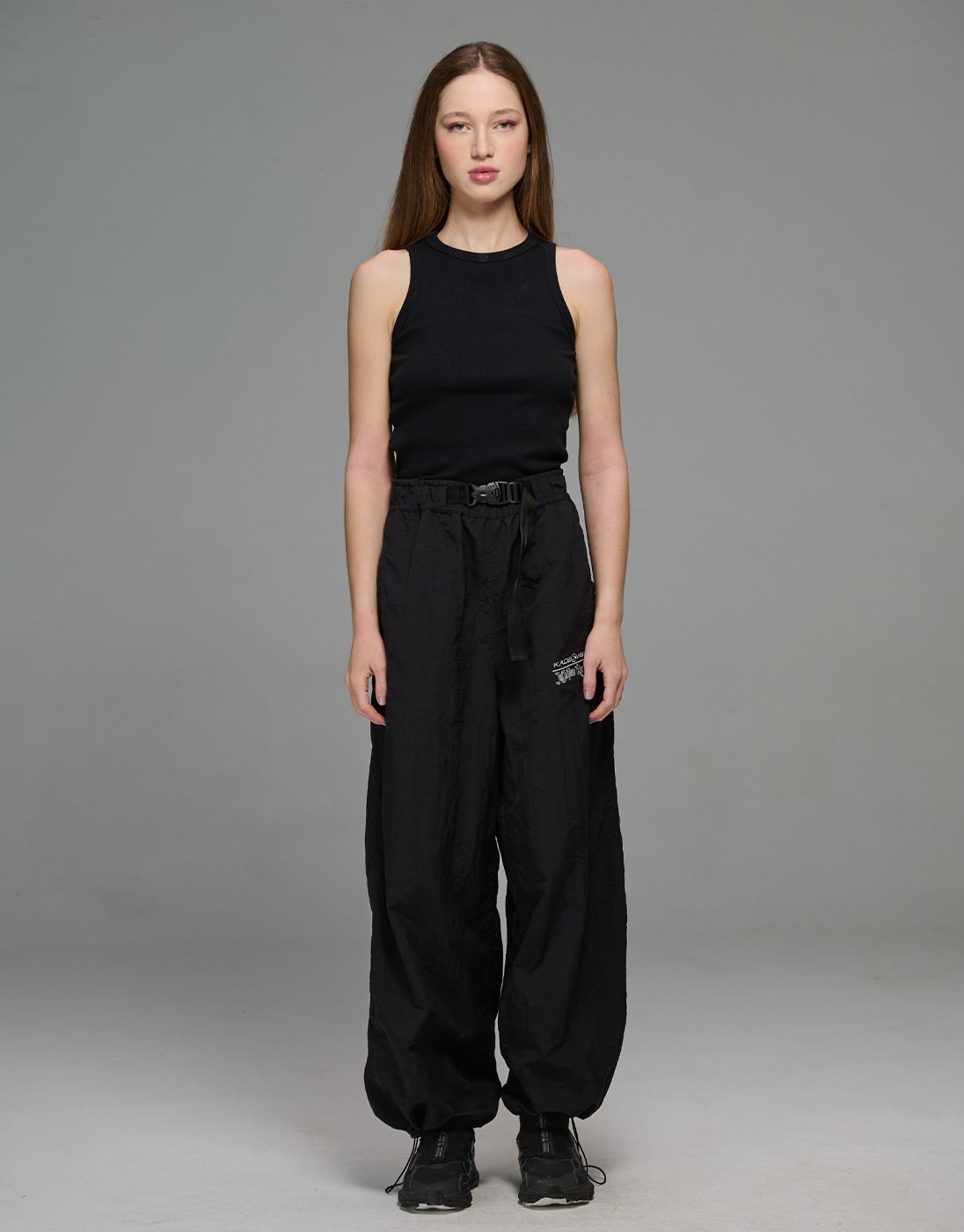 Calça Parachute Combat JJK x Kace Wear Preta