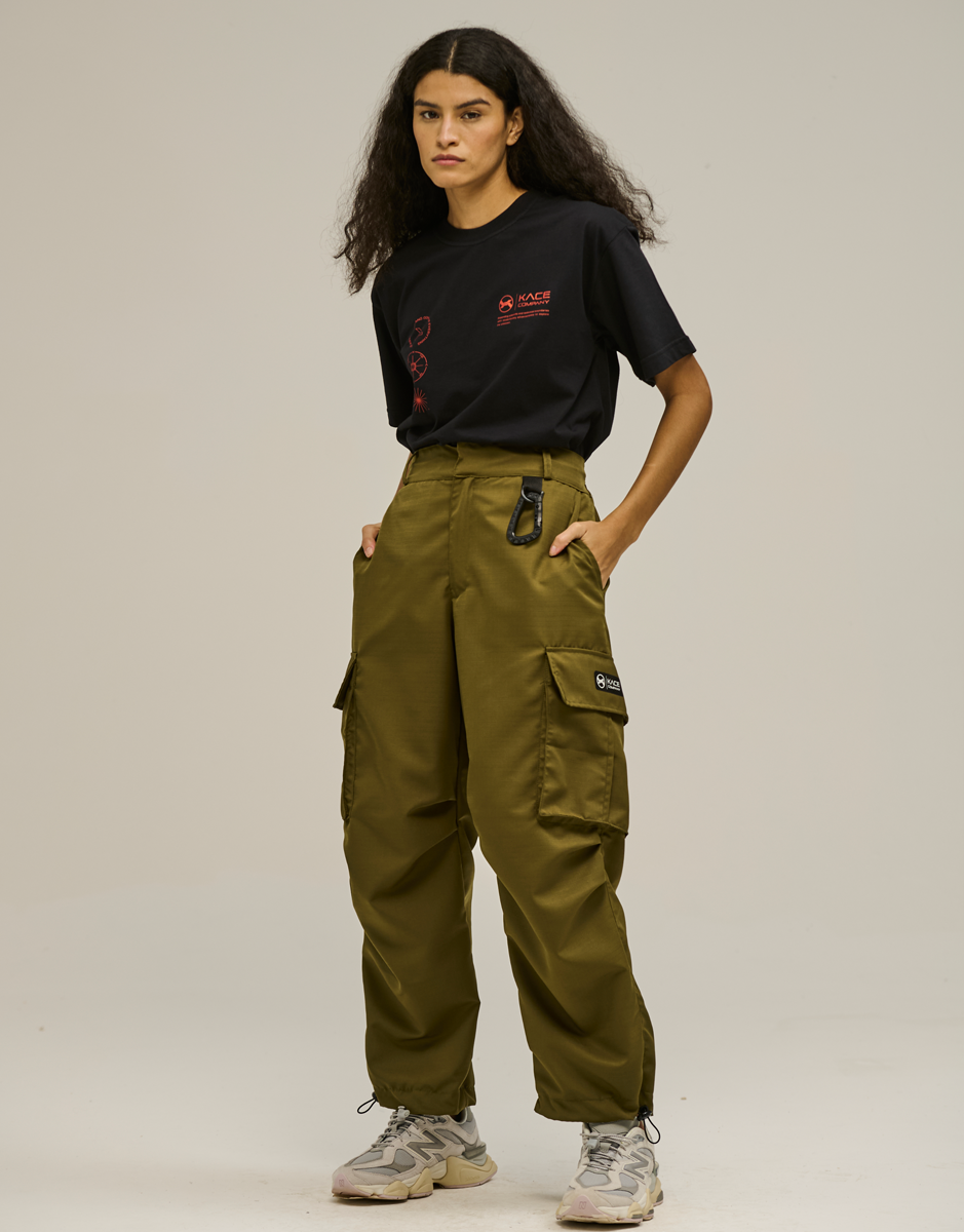 Calça Parachute Genesis Verde Kace