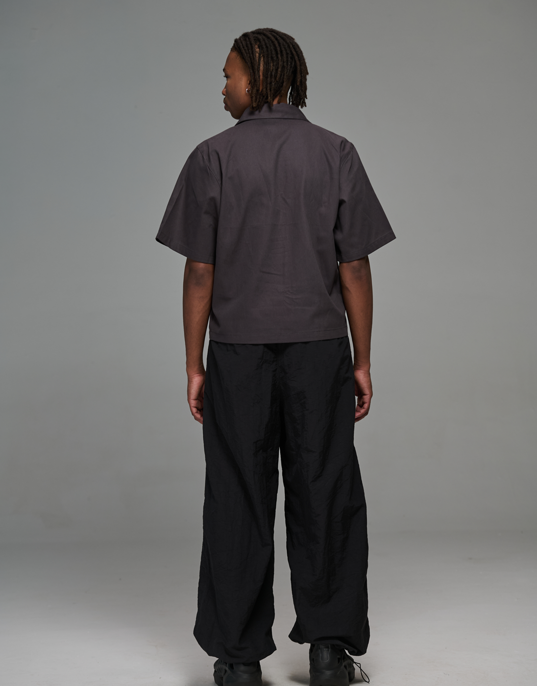 Camisa de Botão Boxy Rework Cinza
