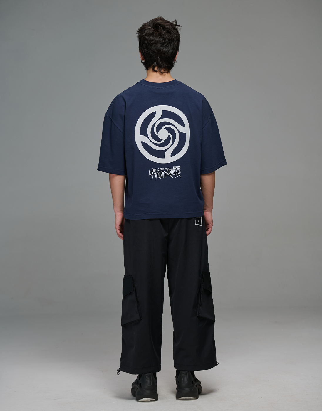 Camiseta Boxy Jujutsu Kaisen x Kace Wear Azul