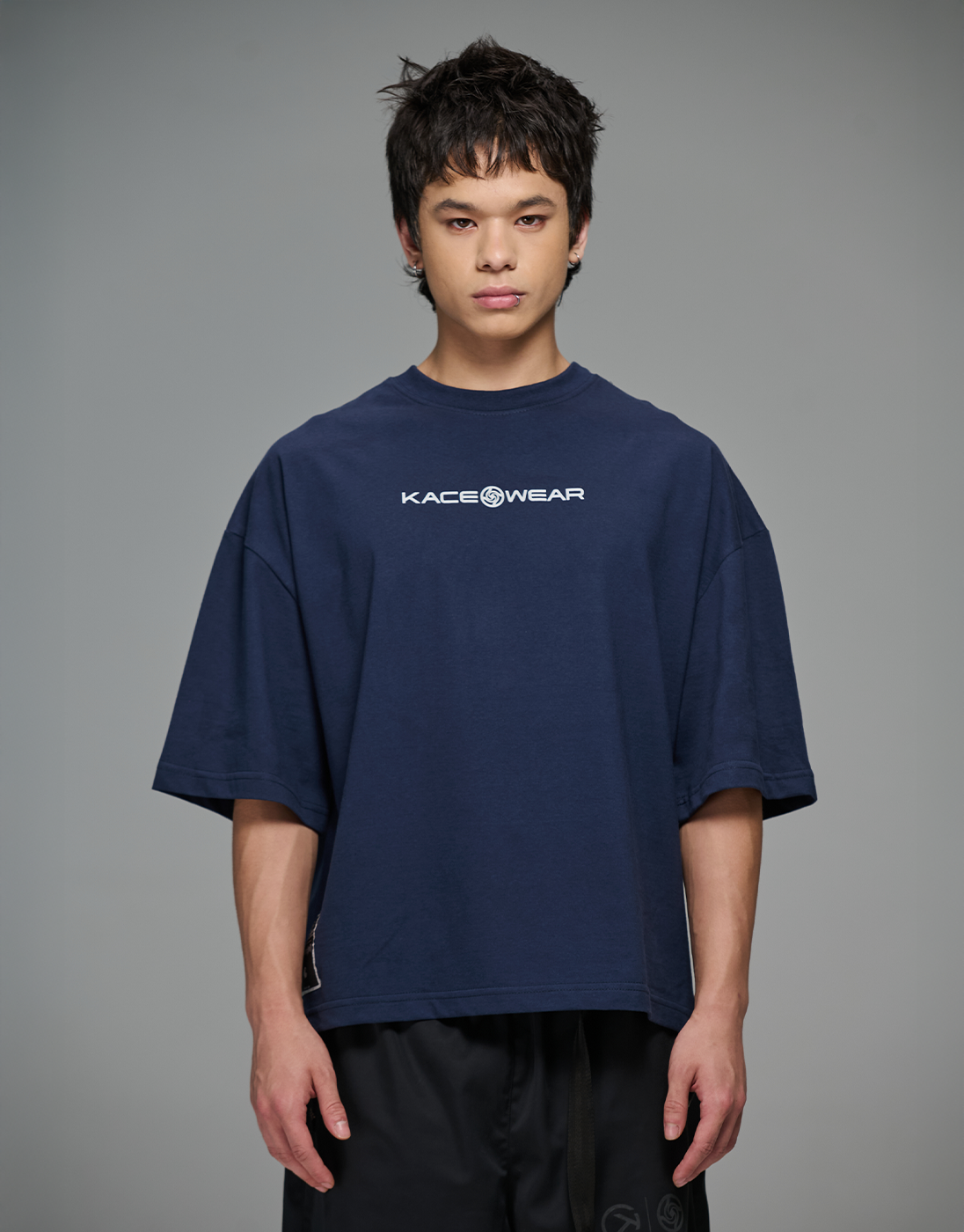 Camiseta Boxy Jujutsu Kaisen x Kace Wear Azul
