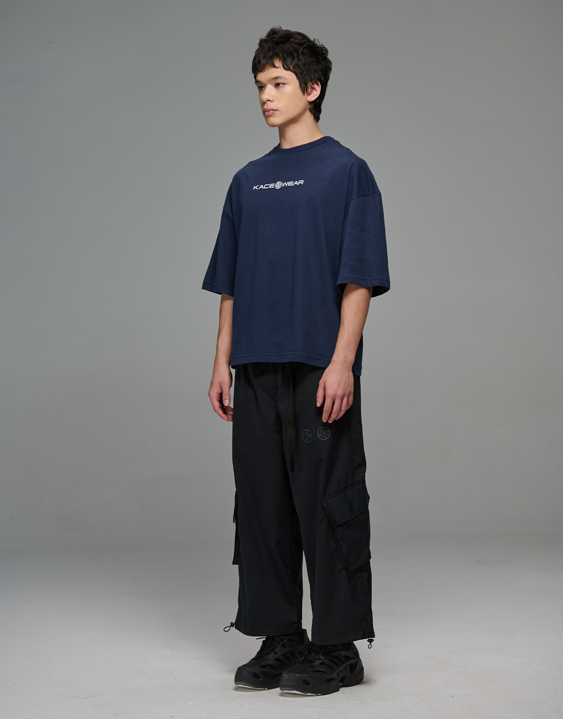 Camiseta Boxy Jujutsu Kaisen x Kace Wear Azul