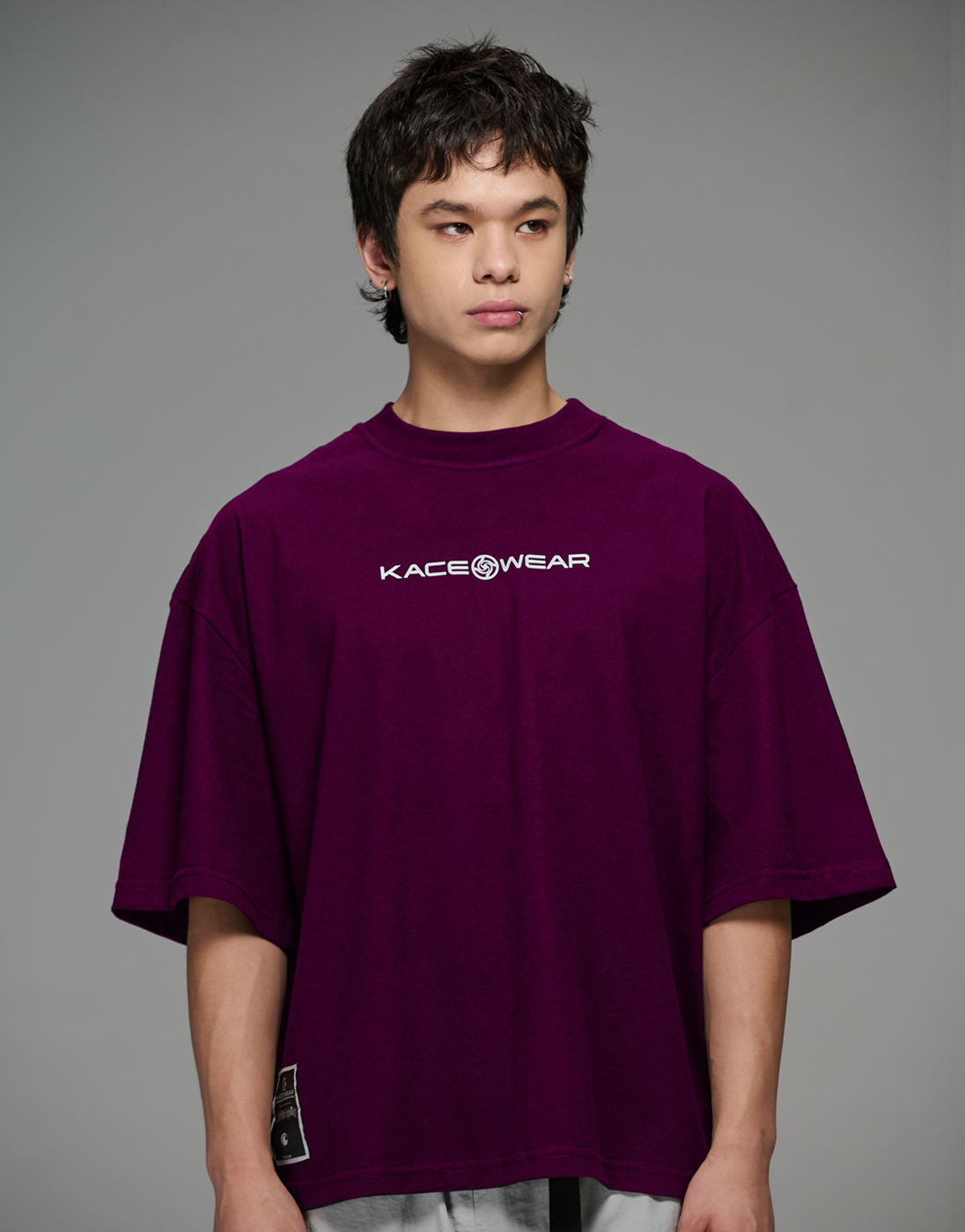 Camiseta Boxy Jujutsu Kaisen x Kace Wear Roxa