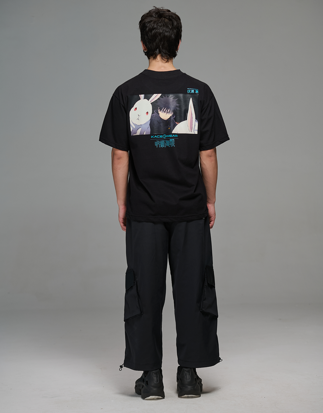 Camiseta Megumi Fushiguro JJK x Kace Wear Preta