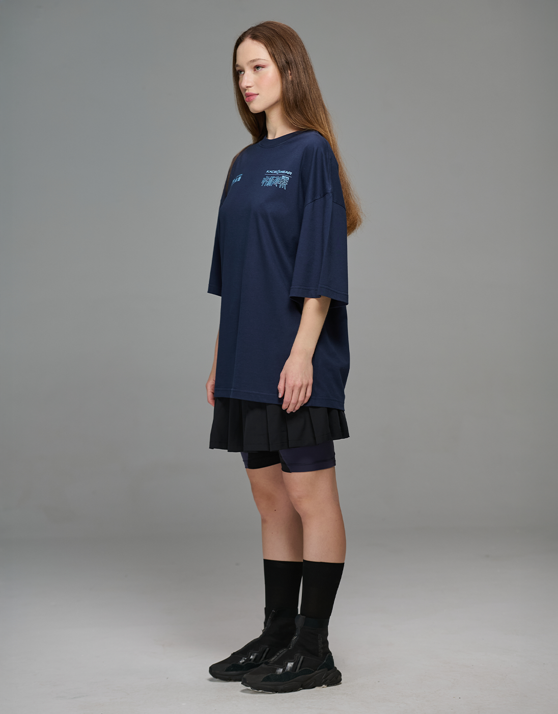 Camiseta Oversized Satoru Gojo JJK x Kace Wear Azul