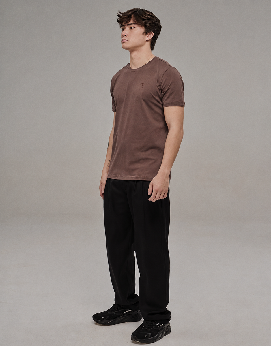 Camiseta Slim KC Marrom