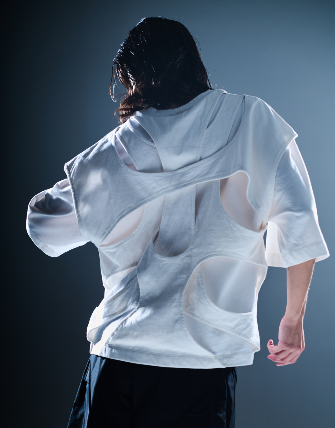 Camiseta Stage 3 Kace Wear x H. Anzai Off White