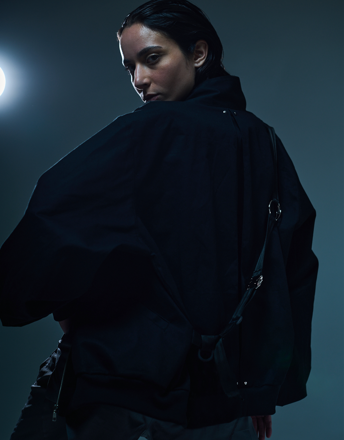 Jaqueta Fold Kace Wear x H. Anzai Preta