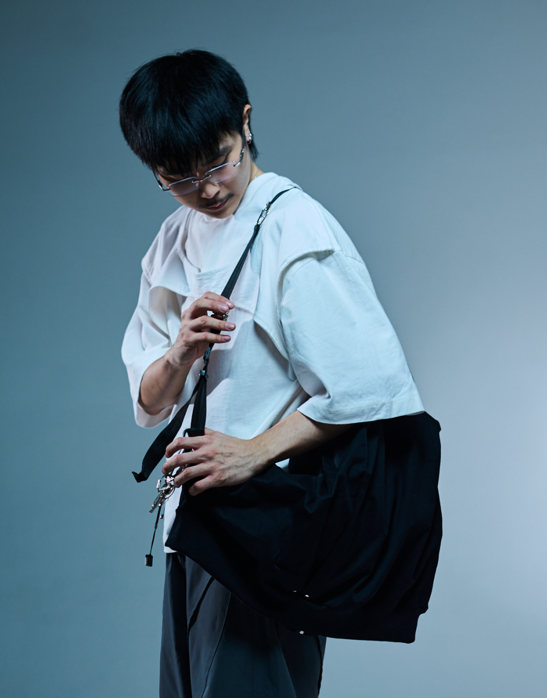 Jaqueta Fold Kace Wear x H. Anzai Preta