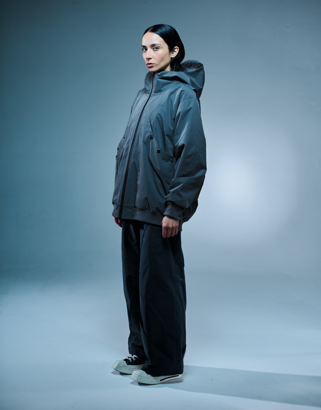 Jaqueta Puparia Kace Wear x H. Anzai Cinza
