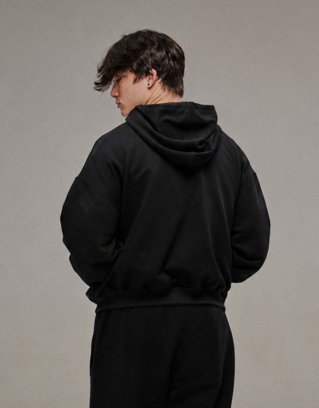 Moletom Oversized LGY-14 Preto