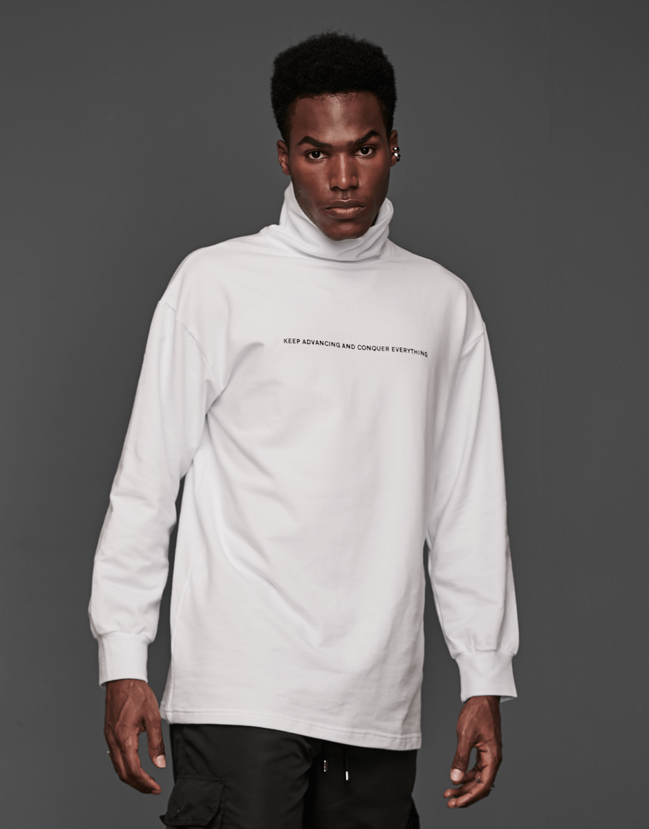 Moletom hot sale gola alta