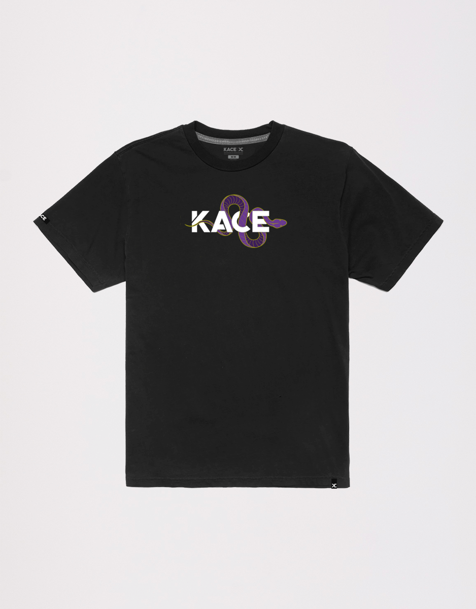 Camiseta Snake Preta Kace Classics Frente