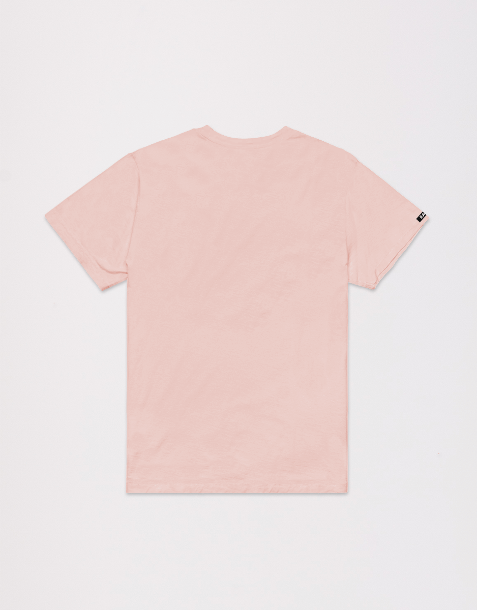 Camiseta Básica Lisa Rosê Kace Costas