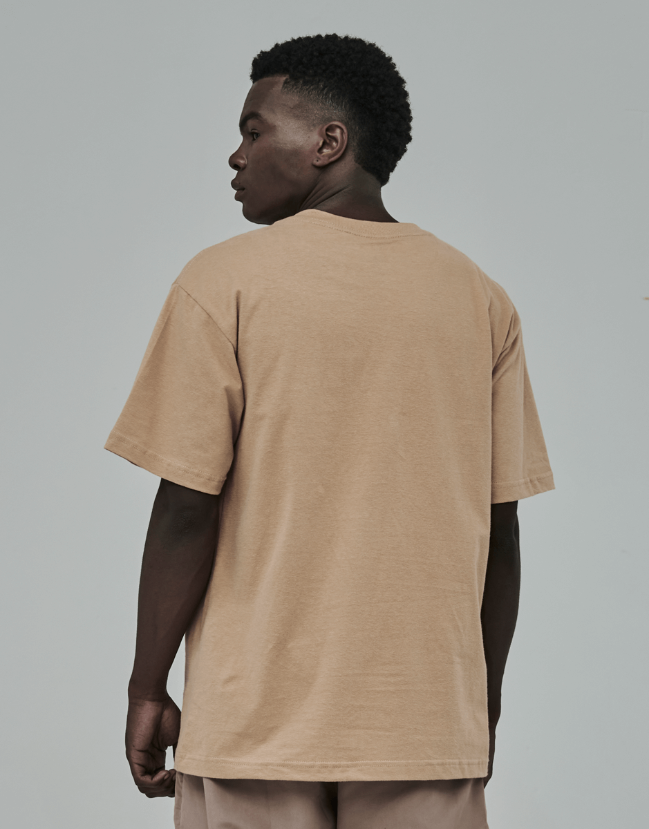 Camiseta Bege Kace x Pitayaq Techwear Masculina Costas